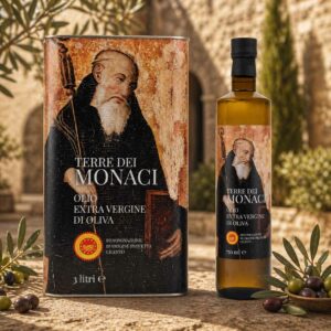olio extravergine di oliva DOP Cilento terre dei monaci