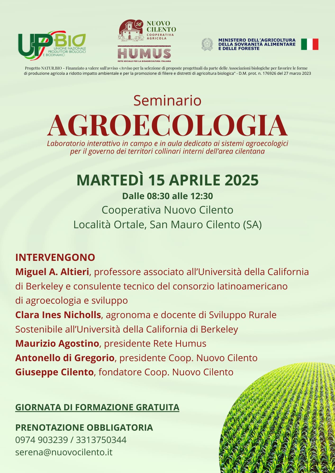 seminario agroecologia con Miguel Altieri